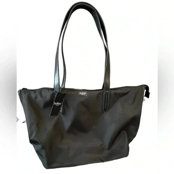 NWT Botkier New York Bond Black Nylon Tote Bag, Black - Picture 8 of 14